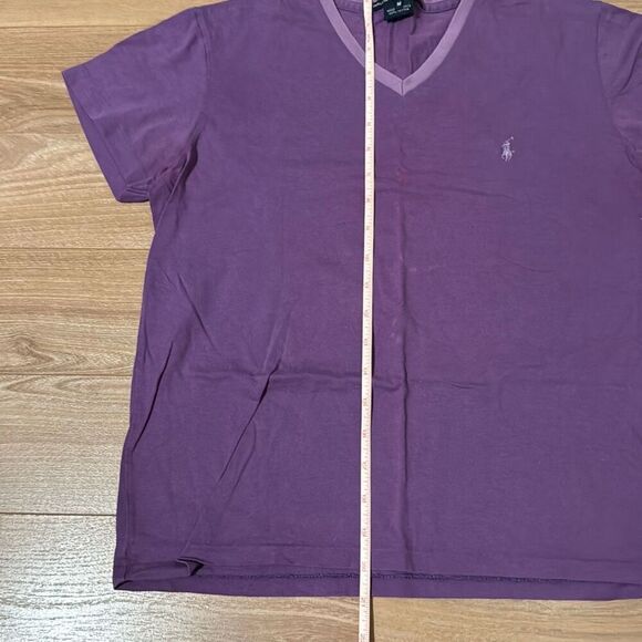 Vintage Ralph Lauren Sport Lavendar Purple 100% Cotton T-Shirt Size Medium with - Picture 6 of 8